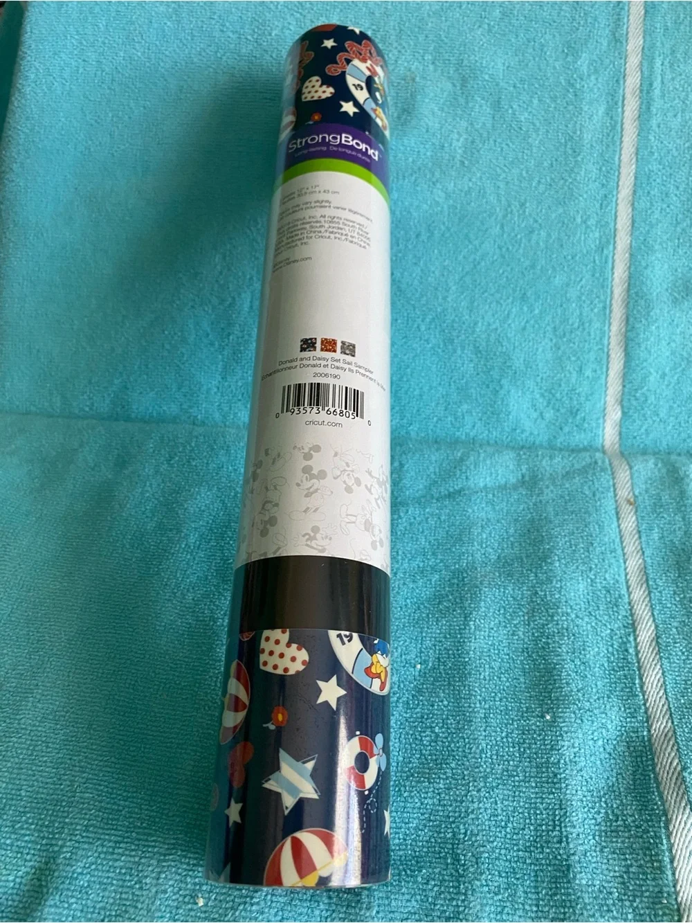 Cricut Disney Donald & Daisy Duck Set Sail Sampler Patterned Iron On New! NWT